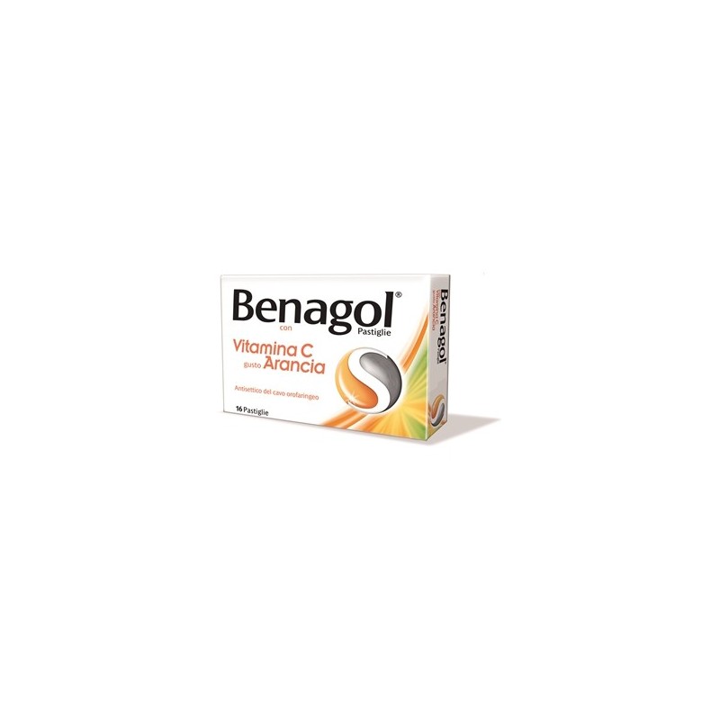 Benagol Vitamina C Gusto Arancia 16 Pastiglie - Farmaci per mal di gola - 016242238 - Benagol - € 5,85
