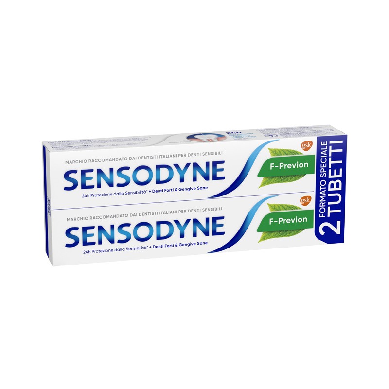 Sensodyne F-Previon Dentifricio Per Denti Sensibili 2 X 75 Ml - Dentifrici e gel - 983833512 - Sensodyne - € 5,97