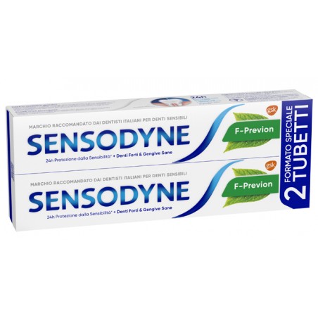 Sensodyne F-Previon Dentifricio Per Denti Sensibili 2 X 75 Ml - Dentifrici e gel - 983833512 - Sensodyne - € 6,00