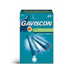 Gaviscon Sospensione Orale Per Bruciore Dello Stomaco Occasionale 24 Bustine - Farmaci per bruciore e acidità di stomaco - 02...