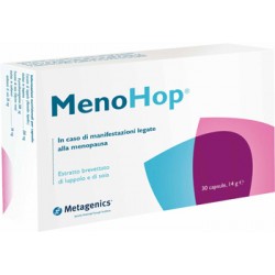 Metagenics Belgium Bvba Menohop 30 Capsule - Integratori per ciclo mestruale e menopausa - 922248467 - Metagenics - € 19,40