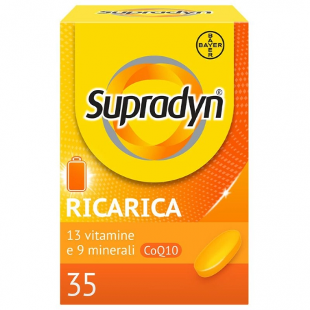 Supradyn Ricarica Integratore Multivitaminico 35 Compresse Supradyn - 1 Supradyn Ricarica Integratore Multivitaminico 35 Compresse Supradyn - 1
