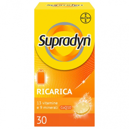 Supradyn Ricarica Integratore Effervescente Senza Glutine 30 Compresse - Vitamine e sali minerali - 935662597 - Supradyn - € ...