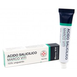 Marco Viti Acido Salicilico 10% Psoriasi Acne Verruche Callosità 30 G - Trattamenti per dermatite e pelle sensibile - 0303540...