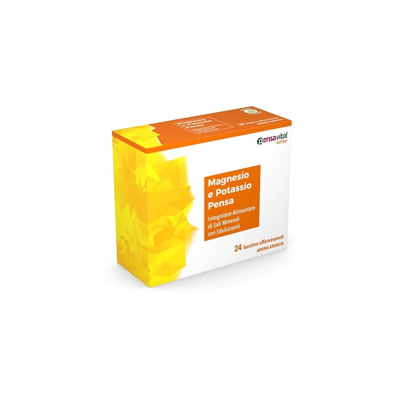 Towa Pharmaceutical Magnesio E Potassio Arancia Pensa 24 Bustine Effervescenti Towa Pharmaceutical - 1