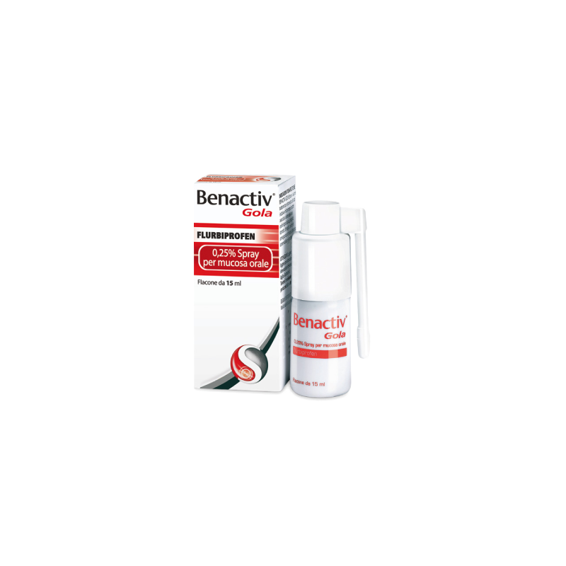 Benactiv Gola Spray Per Mucosa Orale 15 Ml - Farmaci per mal di gola - 033262041 - Benactiv - € 6,66