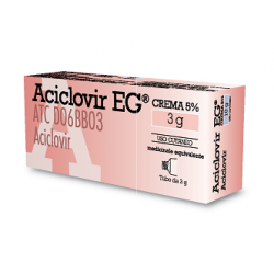 Aciclovir EG 5% Crema Per Herpes Labiale 3 G - Farmaci per herpes labiale - 032307047 - Aciclovir - € 5,21