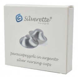 Tecnologia Ospedaliera Silverette Mini Coppette Protezione Capezzoli In Argento 2 Pezzi - Coppette assorbilatte e paracapezzo...