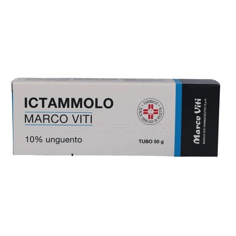Marco Viti Ictammolo 10% Unguento 50 G - Trattamenti per pelle impura e a tendenza acneica - 030338026 - Marco Viti - € 5,30