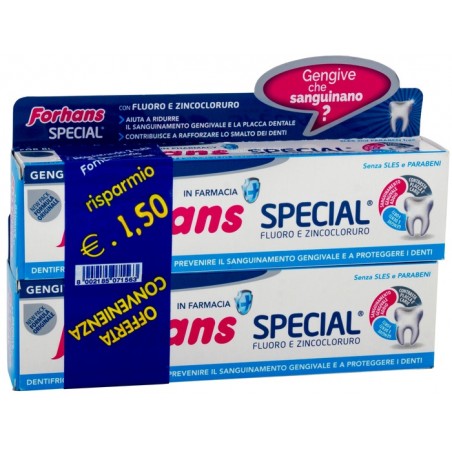 Uragme Forhans Sp Dentif 2x75ml - Dentifrici e gel - 901705448 - Uragme - € 6,45