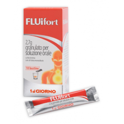 Fluifort 2,7 G Soluzione Orale per Tosse Grassa 10 Bustine - Farmaci per tosse secca e grassa - 023834118 - Fluifort - € 8,29