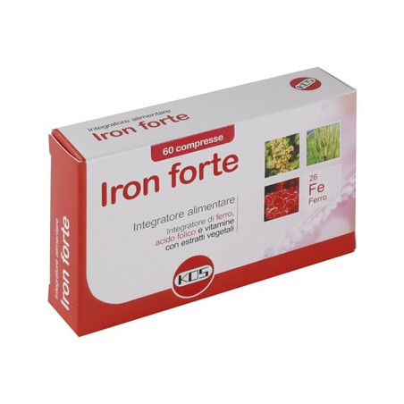 Kos Iron Forte 60 Compresse Kos - 1 Kos Iron Forte 60 Compresse Kos - 1