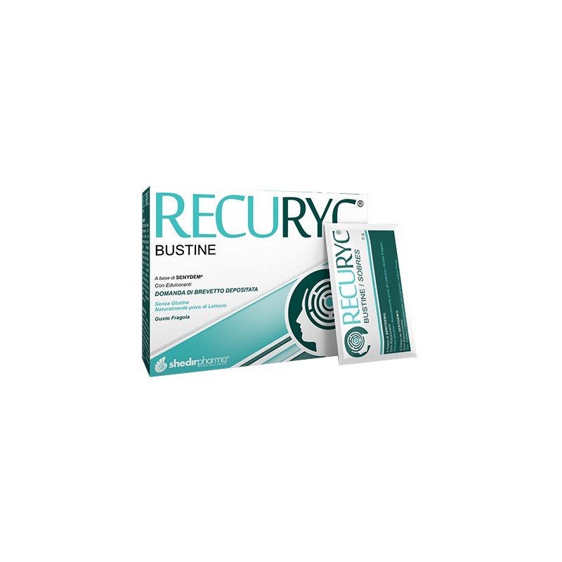 Shedir Pharma Unipersonale Recuryc Polvere 14 Bustine - Integratori per concentrazione e memoria - 942978053 - Shedir Pharma ...