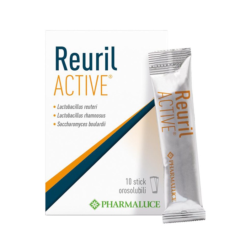 Pharmaluce Reuril Active 10 Stick - Integratori di fermenti lattici - 939161446 - Pharmaluce - € 14,80