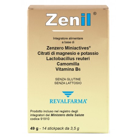 Revalfarma Zenil 14 Bustine 3,5 G Revalfarma - 1 Revalfarma Zenil 14 Bustine 3,5 G Revalfarma - 1