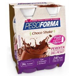 Nutrition & Sante' Italia Pesoforma Choco Shake 4x236 Ml - Home - 981959327 - Pesoforma - € 6,94