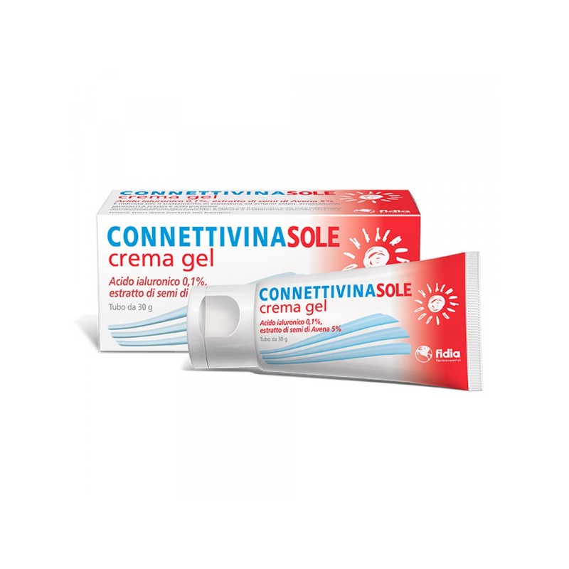 Connettivina Sole Crema Gel Lenitiva Per Scottature ed Eritemi 30 G - Trattamenti per dermatite e pelle sensibile - 970333682...
