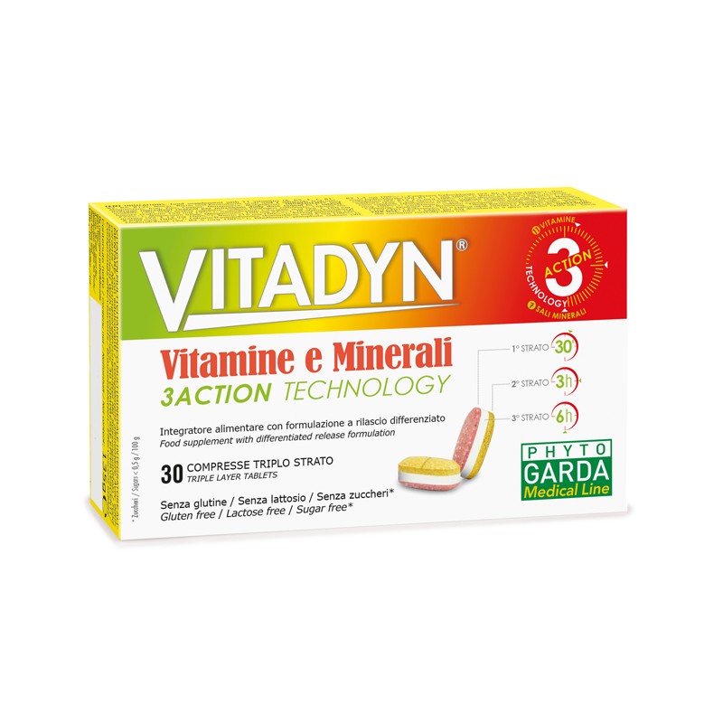 Named Vitadyn Vitamine/minerali 30 Compresse Rilascio Differenziato - Vitamine e sali minerali - 982821732 - Named - € 8,06