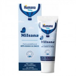 Humana Milsana Pasta All'Ossido Di Zinco 50 Ml - Creme e prodotti protettivi - 901253361 - Humana - € 15,93
