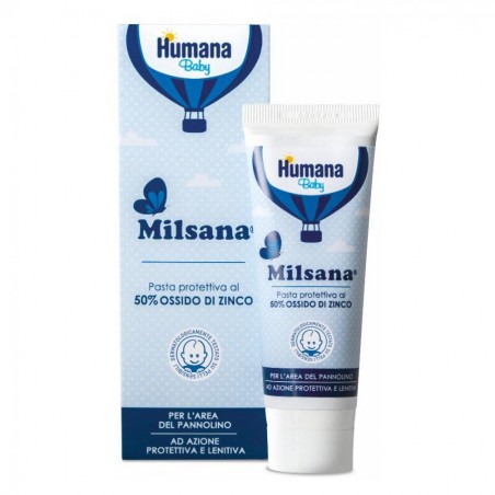 Humana Milsana Pasta All'Ossido Di Zinco 50 Ml Humana - 1 Humana Milsana Pasta All'Ossido Di Zinco 50 Ml Humana - 1