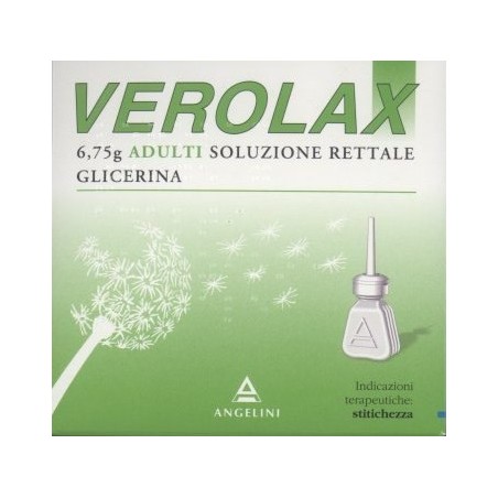 Verolax Stitichezza 6,75 G Soluzione Rettale 6 Microclismi - Farmaci per stitichezza e lassativi - 026525055 - Verolax - € 2,50