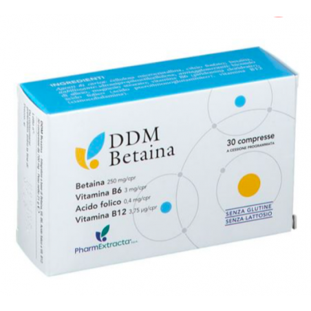 Pharmextracta DDM Betaina 30 Compresse - Integratori e alimenti - 935784607 - Pharmextracta - € 11,80
