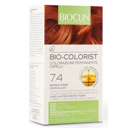 Ist. Ganassini Bioclin Bio Colorist 7,4 Biondo Rame - Tinte e colorazioni per capelli - 975025228 - Bioclin - € 14,53