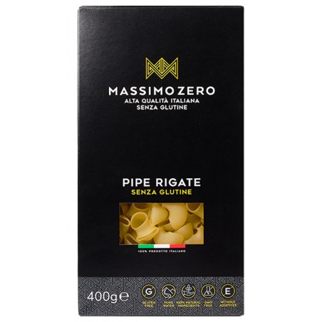 Massimo Zero Pipe Rigate 400 G - Alimenti speciali - 973378223 - Massimo Zero - € 2,77