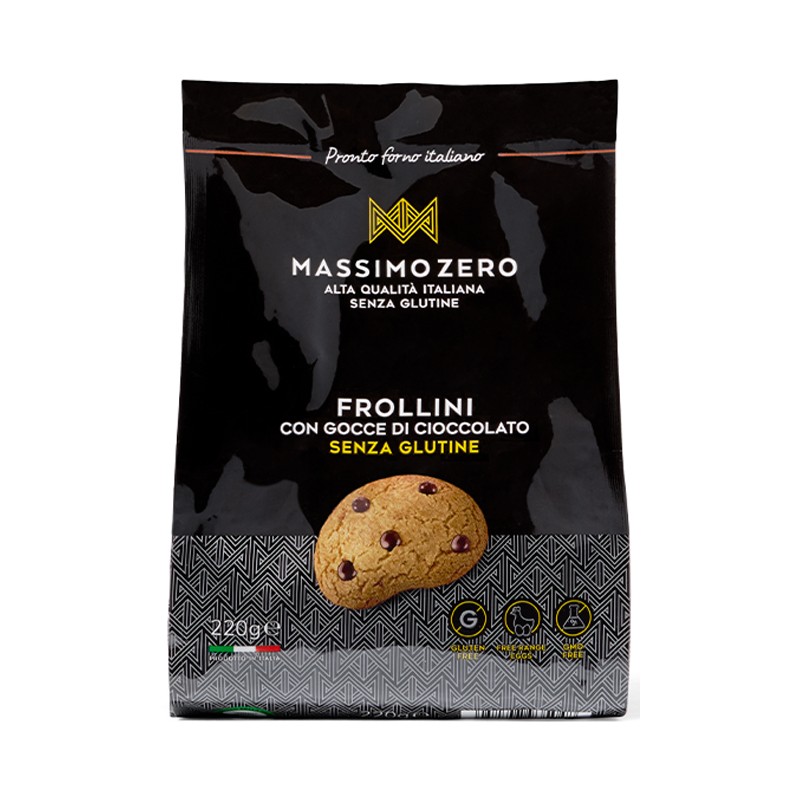 Massimo Zero Frollini Gocce Cioccolato 220 G - Biscotti e merende per bambini - 978109926 - Massimo Zero - € 4,32