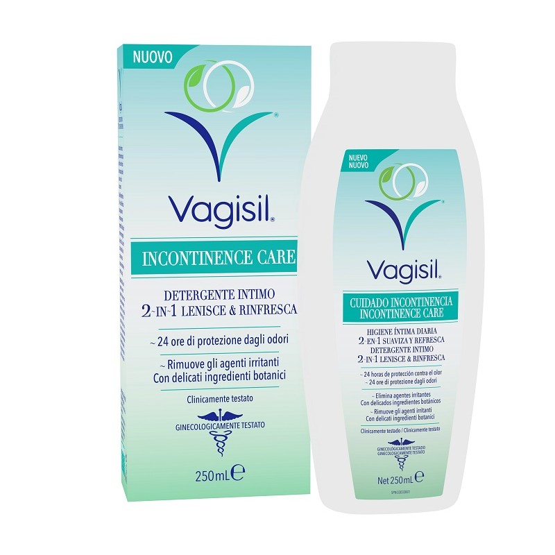 Combe Italia Vagisil Incontinence Care Detergente Intimo 2in1 Lenisce & Rinfresca 250 Ml - Detergenti intimi - 983664638 - Va...
