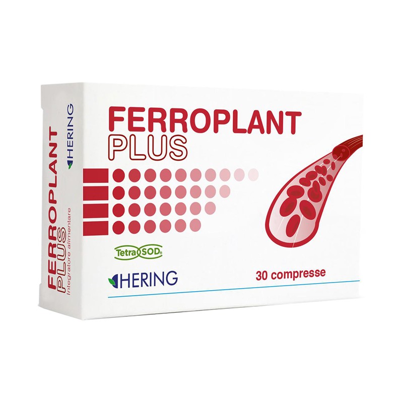 Hering Ferroplant Plus 30 Compresse - Vitamine e sali minerali - 982915062 - Hering - € 15,53