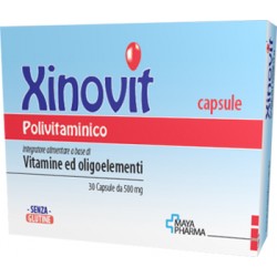 Maya Pharma Xinovit Polivitaminico 30 Capsule Da 500 Mg - Vitamine e sali minerali - 941984890 - Maya Pharma - € 17,40