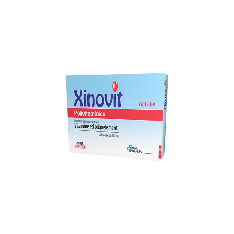 Maya Pharma Xinovit Polivitaminico 30 Capsule Da 500 Mg - Vitamine e sali minerali - 941984890 - Maya Pharma - € 15,05