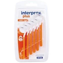 Dentaid Interprox Plus Supermicro Arancio 6 Pezzi - Fili interdentali e scovolini - 932178395 - Dentaid - € 7,46