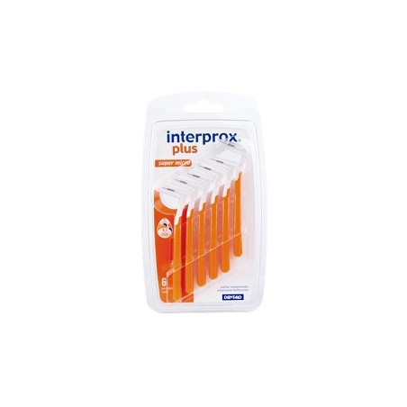 Dentaid Interprox Plus Supermicro Arancio 6 Pezzi - Fili interdentali e scovolini - 932178395 - Dentaid - € 6,90