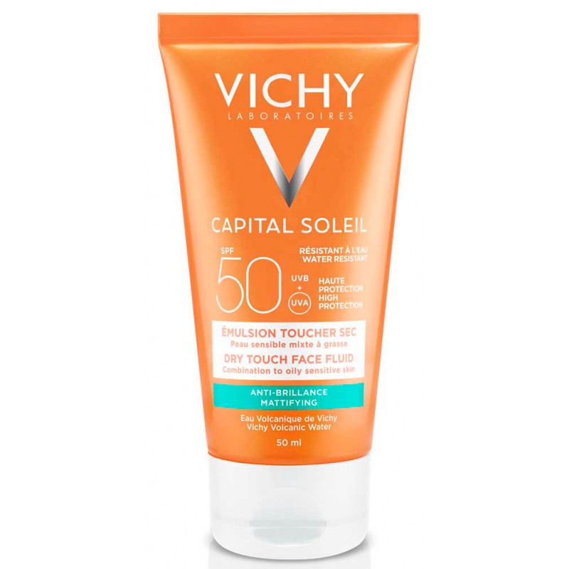 Vichy Ideal Soleil Viso Dry Touch SPF 50 Crema Solare 50 Ml - Solari viso - 921898122 - Vichy - € 10,71