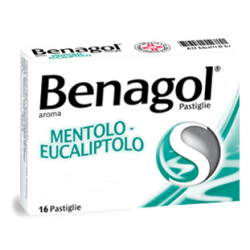 Benagol Aroma Mentolo - Eucaliptolo 16 Pastiglie - Farmaci per mal di gola - 016242188 - Benagol