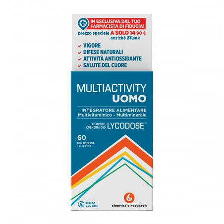 Multiactivity Uomo Integratore Multivitaminico 60 Compresse - Vitamine e sali minerali - 933418865 - Chemist's Research - € 1...