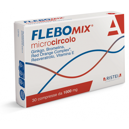 Aristeia Farmaceutici Flebomix Microcircolo 30 Compresse - Circolazione e pressione sanguigna - 947323832 - Mustela - € 20,28
