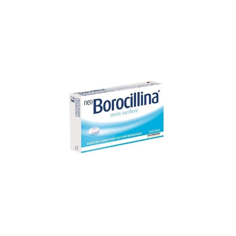 NeoBorocillina Mal di Gola 16 Pastiglie Senza Zucchero Neoborocillina - 1