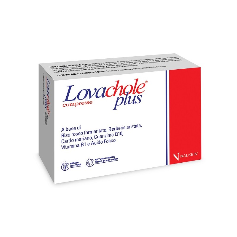 Nalkein Sa Lovachole Plus 30 Compresse - Integratori per il cuore e colesterolo - 984780116 - Nalkein Sa - € 22,04