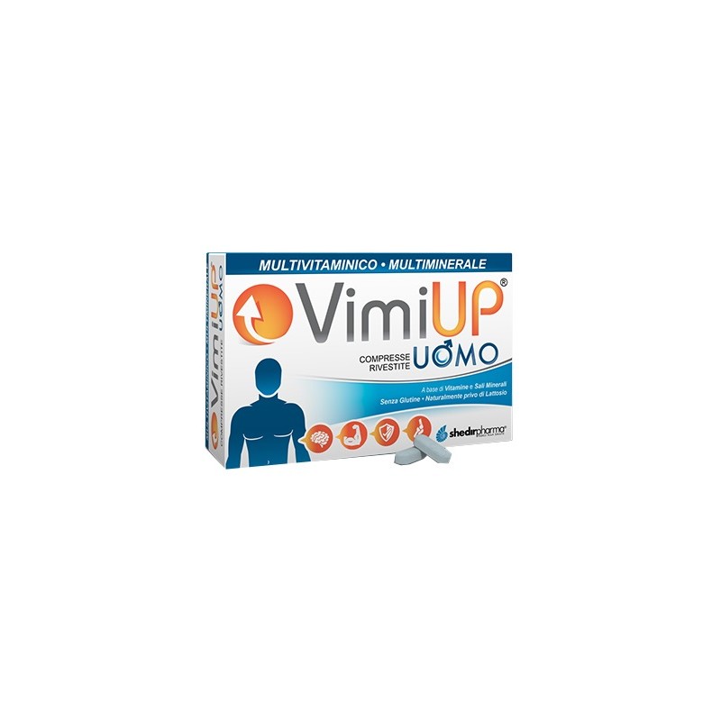 Shedir Pharma Unipersonale Vimi Up Uomo 30 Compresse - Vitamine e sali minerali - 943168548 - Shedir Pharma - € 13,53