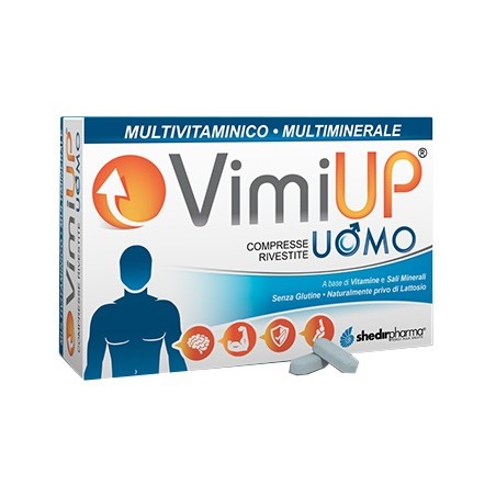 Shedir Pharma Unipersonale Vimi Up Uomo 30 Compresse - Vitamine e sali minerali - 943168548 - Shedir Pharma - € 13,66