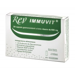 Rev Pharmabio Rev Immuvit 20 Capsule - Integratori per difese immunitarie - 910844416 - Rev Pharmabio - € 20,02