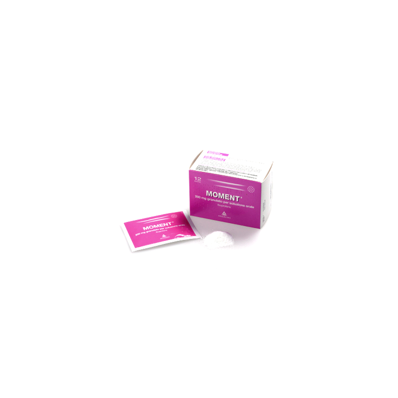 Moment 200 Mg Granulato Per Soluzione Orale 12 Bustine - Farmaci per dolori muscolari e articolari - 025669211 - Moment - € 4,84