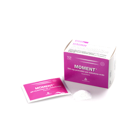 Moment 200 Mg Granulato Per Soluzione Orale 12 Bustine - Farmaci per dolori muscolari e articolari - 025669211 - Moment - € 4,84