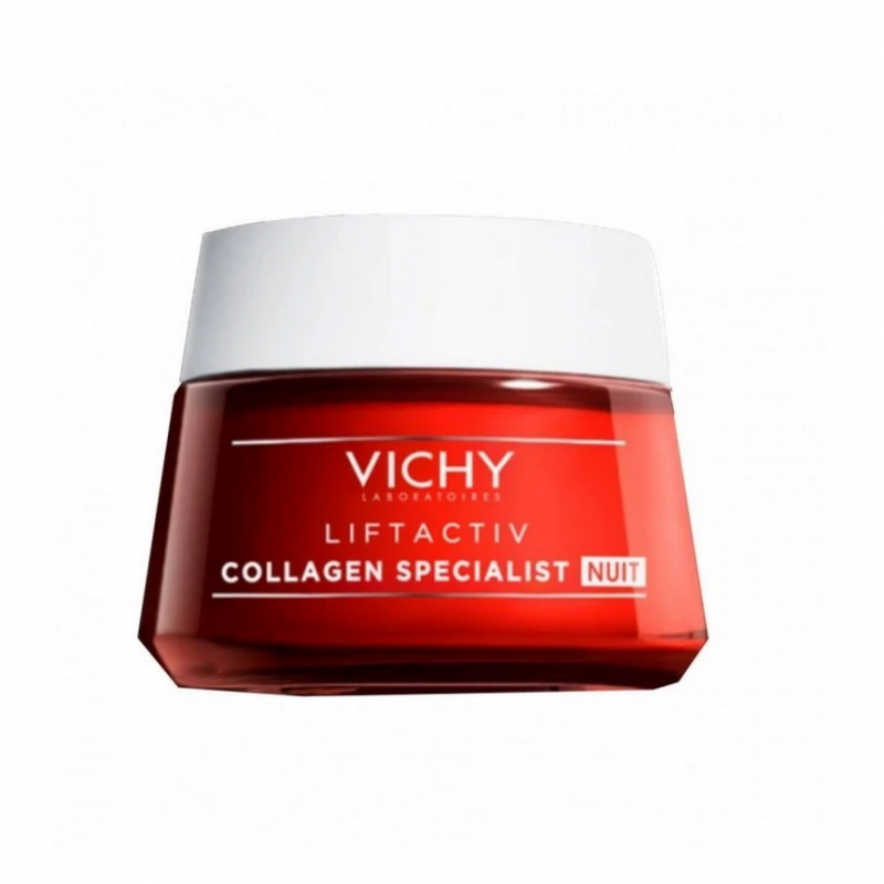 Vichy Liftactiv Collagen Specialist Night Crema Anti-Età 50 Ml - Trattamenti antietà e rigeneranti - 984571657 - Vichy - € 52,69