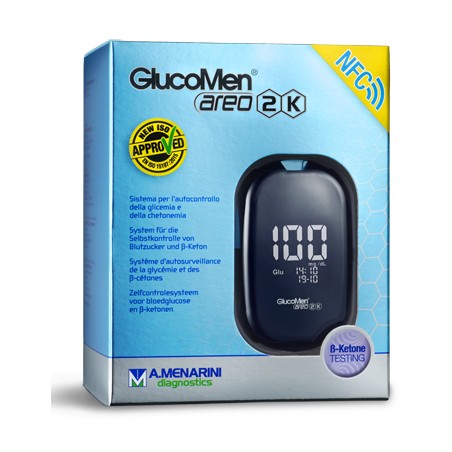 Glucomen Areo 2k Glucometro Per Automisurazione Della Glicemia 1 Pezzo - Misuratori di diabete e glicemia - 939605061 - A. Me...