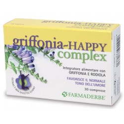 Farmaderbe Griffonia Happy Complex 30 Compresse - Integratori per umore, anti stress e sonno - 925750174 - Farmaderbe - € 11,11