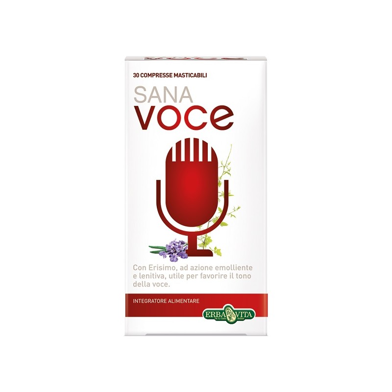 Erba Vita Group Sana Voce Tavoletteolette 30 Tavolette - Prodotti fitoterapici per raffreddore, tosse e mal di gola - 9302501...